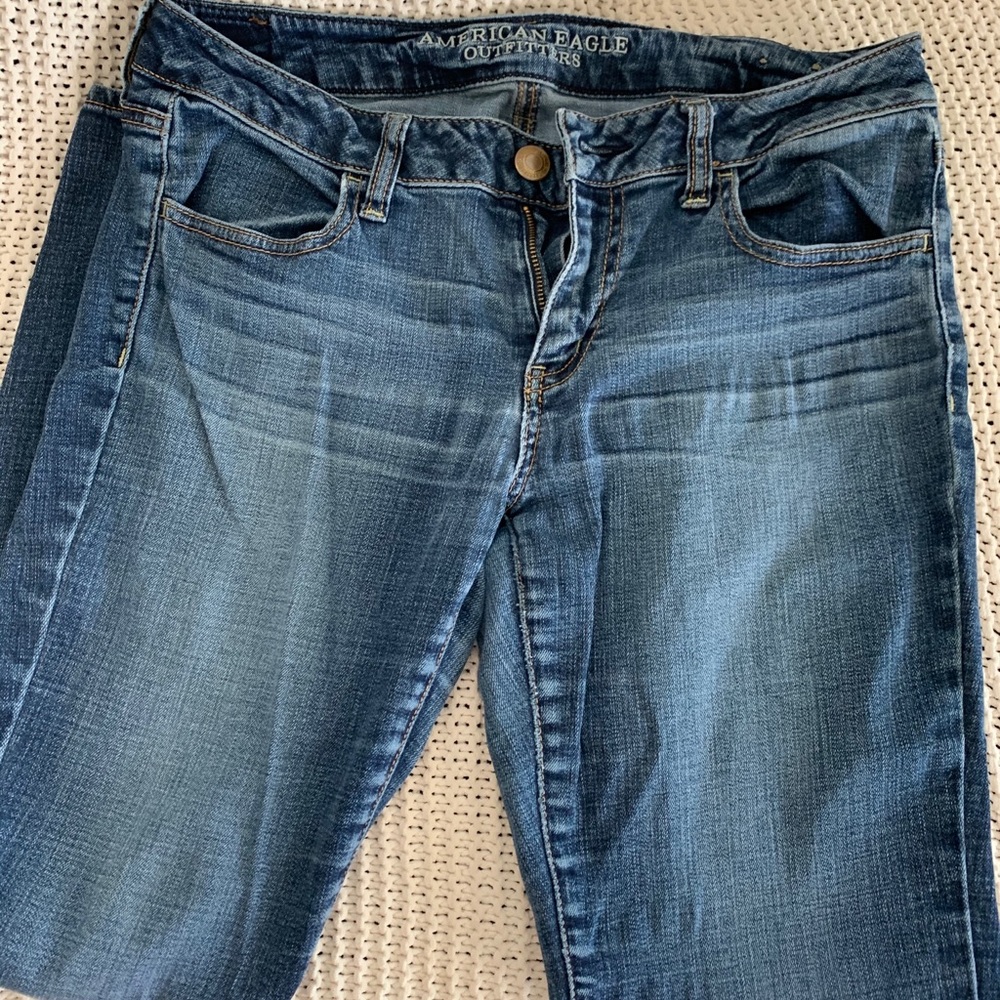 AE straight-leg jeggings